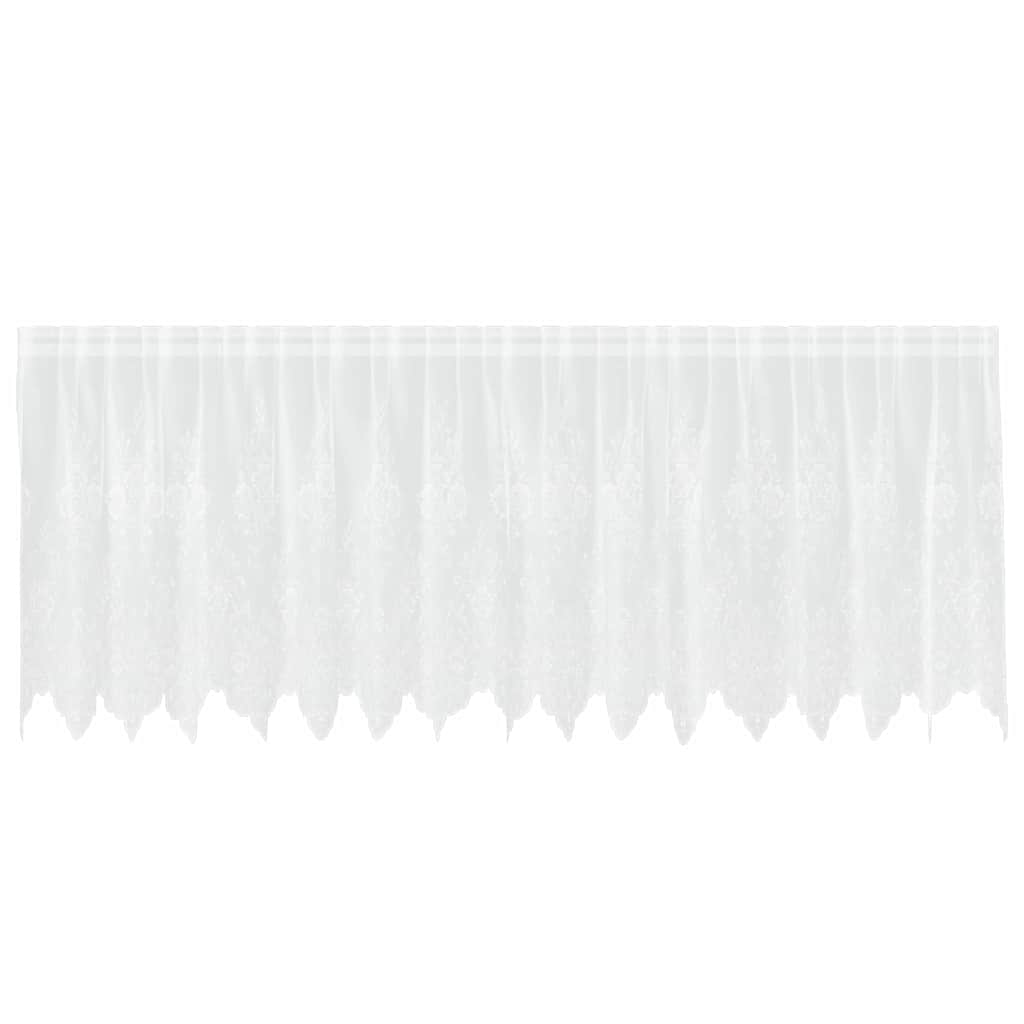 Gordijnen met gordijnen Wit 400 x 80 cm Polyester