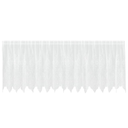 Gordijnen met gordijnen Wit 400 x 80 cm Polyester