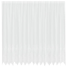 Gordijnen met gordijnen Bloemen Wit 400 x 200 cm Polyester