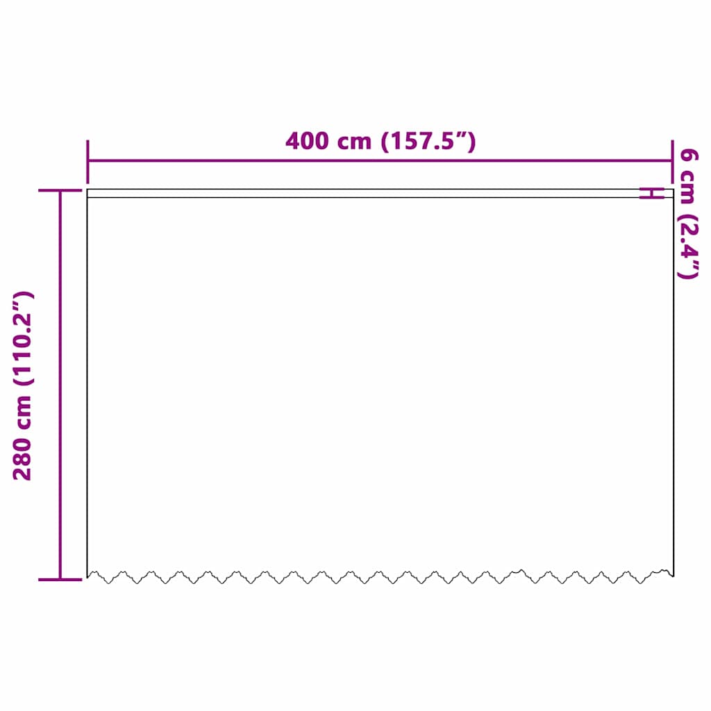 Gordijnen met gordijnen Wit 400 x 280 cm Polyester