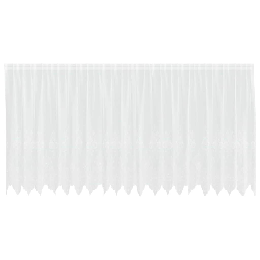 Gordijnen met gordijnen Wit 500 x 140 cm Polyester