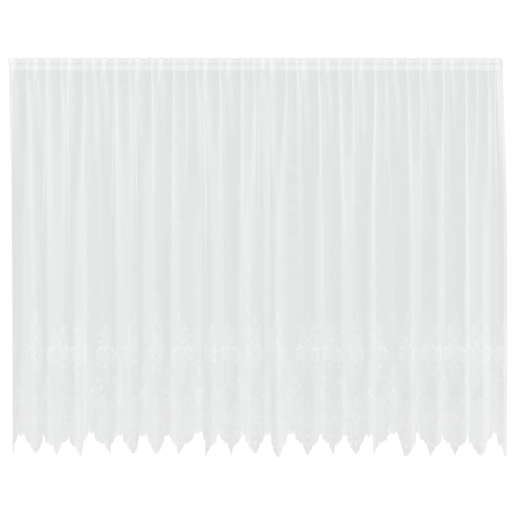 Gordijnen met gordijnen Wit 500 x 245 cm Polyester