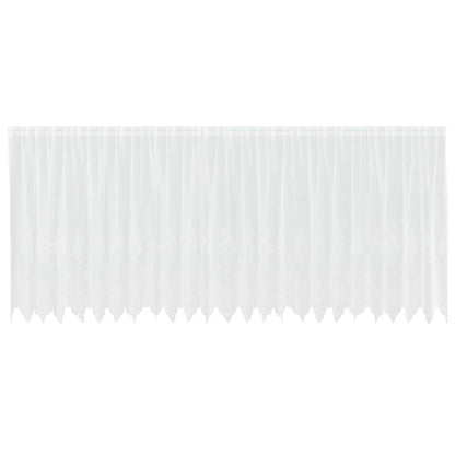 Gordijnen met gordijnen Wit 600 x 140 cm Polyester