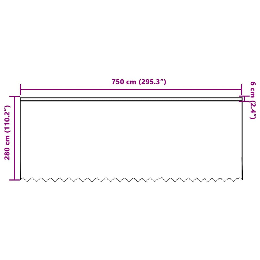 Gordijnen met gordijnen Wit 750 x 280 cm Polyester