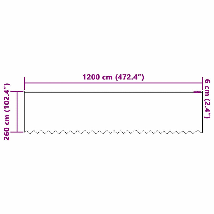 Gordijnen met gordijnen Bloemen Wit 1200 x 260 cm Polyester