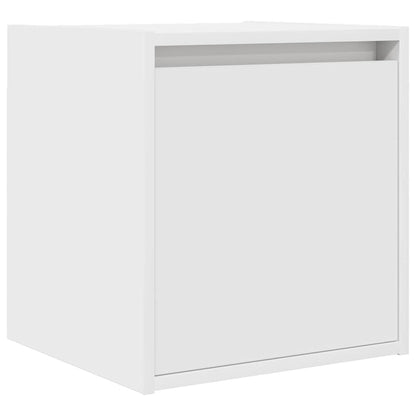 Nachtkastjes wandgemonteerd 2 st 38x34x40 cm wit