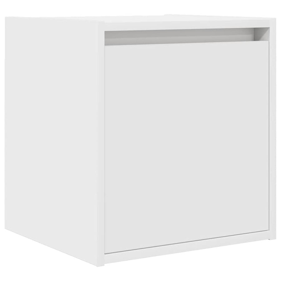 Nachtkastjes wandgemonteerd 2 st 38x34x40 cm wit