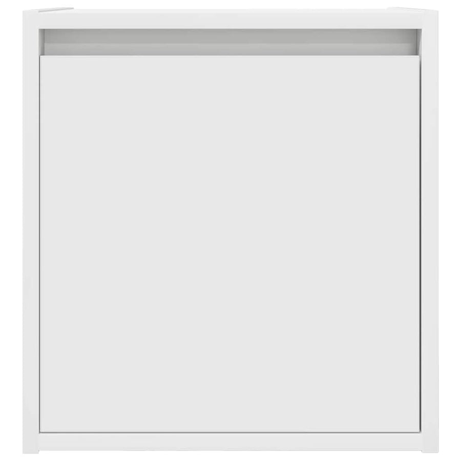 Nachtkastjes wandgemonteerd 2 st 38x34x40 cm wit