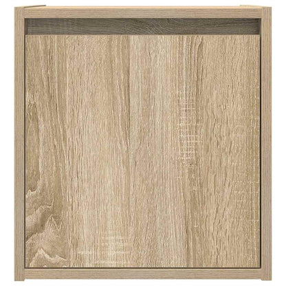 Nachtkastjes 2 st wandgemonteerd 38x34x40 cm sonoma eikenkleur