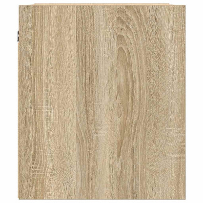 Nachtkastjes 2 st wandgemonteerd 38x34x40 cm sonoma eikenkleur