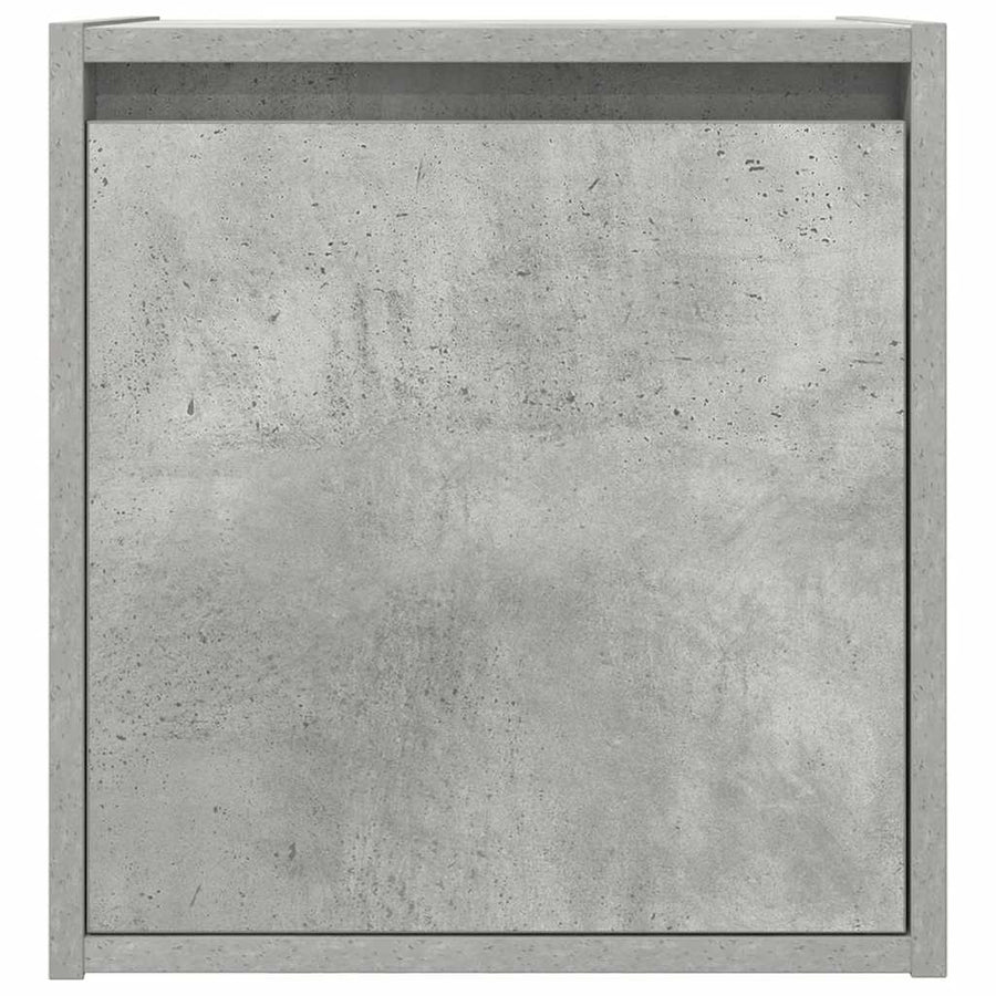 Nachtkastje wandgemonteerd 38x34x40 cm betongrijs