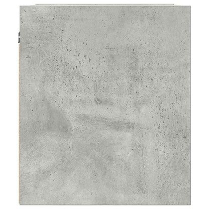 Nachtkastje wandgemonteerd 38x34x40 cm betongrijs