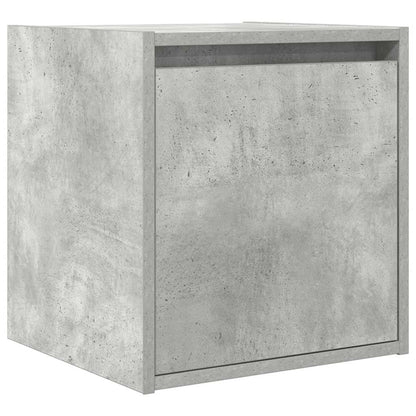 Nachtkastjes 2 st wandgemonteerd 38x34x40 cm betongrijs