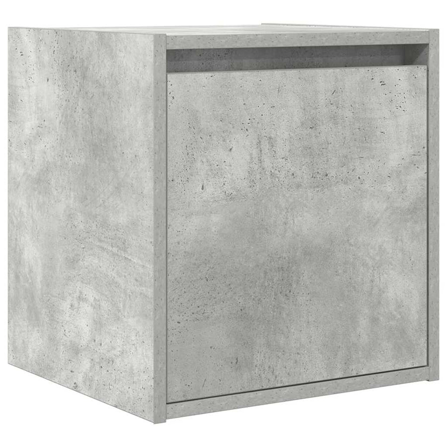 Nachtkastjes 2 st wandgemonteerd 38x34x40 cm betongrijs