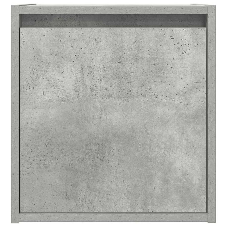 Nachtkastjes 2 st wandgemonteerd 38x34x40 cm betongrijs