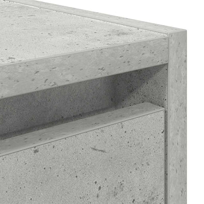 Nachtkastjes 2 st wandgemonteerd 38x34x40 cm betongrijs