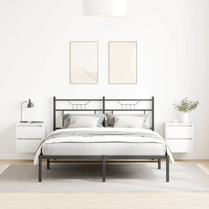 Nachtkastjes wandgemonteerd 2 st 38x34x40 cm wit