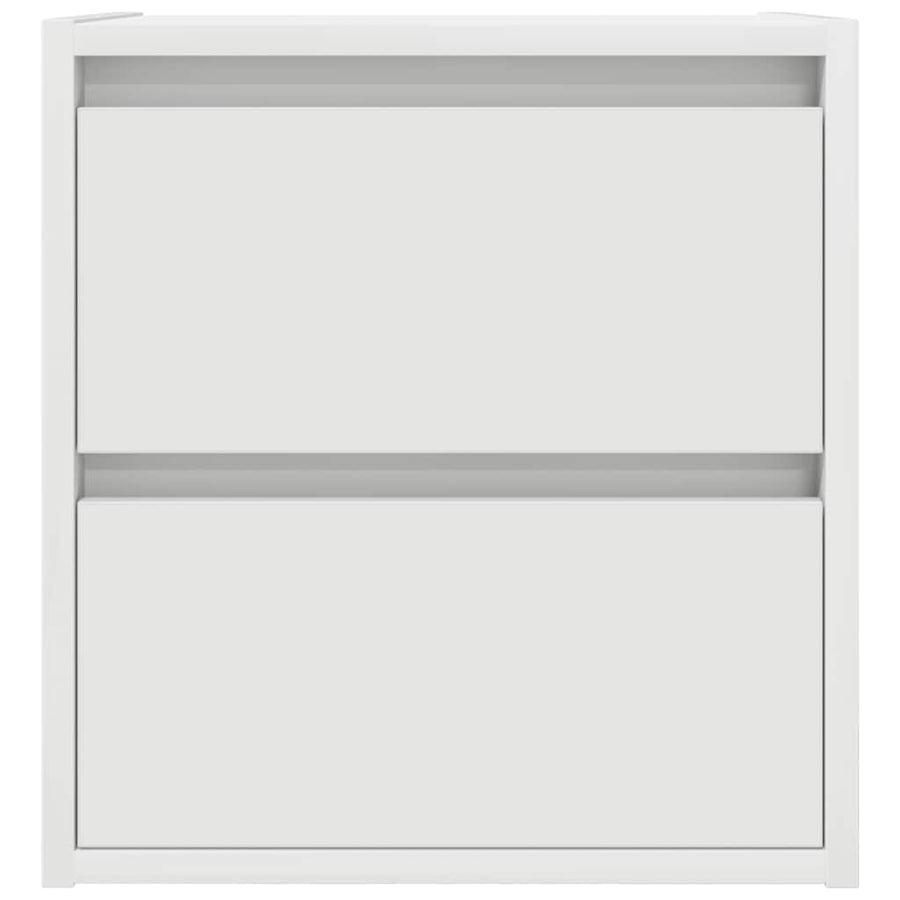Nachtkastjes wandgemonteerd 2 st 38x34x40 cm wit