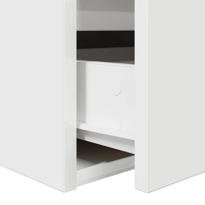 Nachtkastjes wandgemonteerd 2 st 38x34x40 cm wit