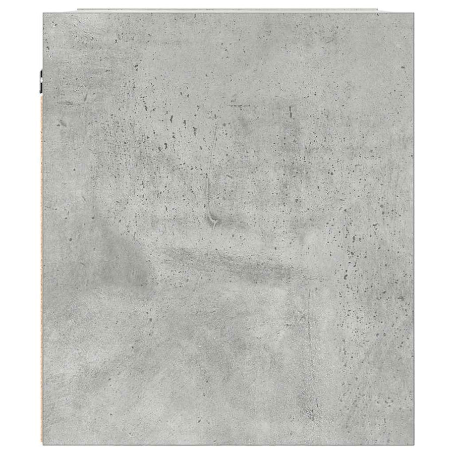 Nachtkastjes 2 st wandgemonteerd 38x34x40 cm betongrijs