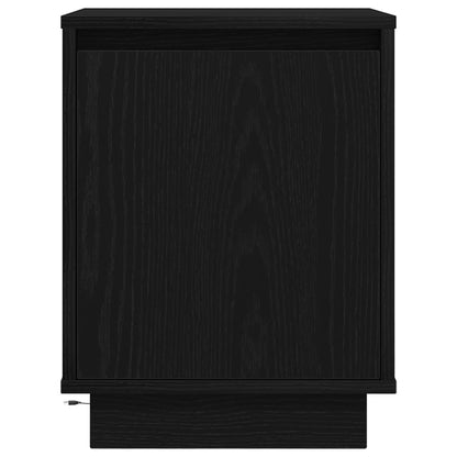 Nachtkastjes met LED-verlichting 2 st 38x34x50 cm zwart