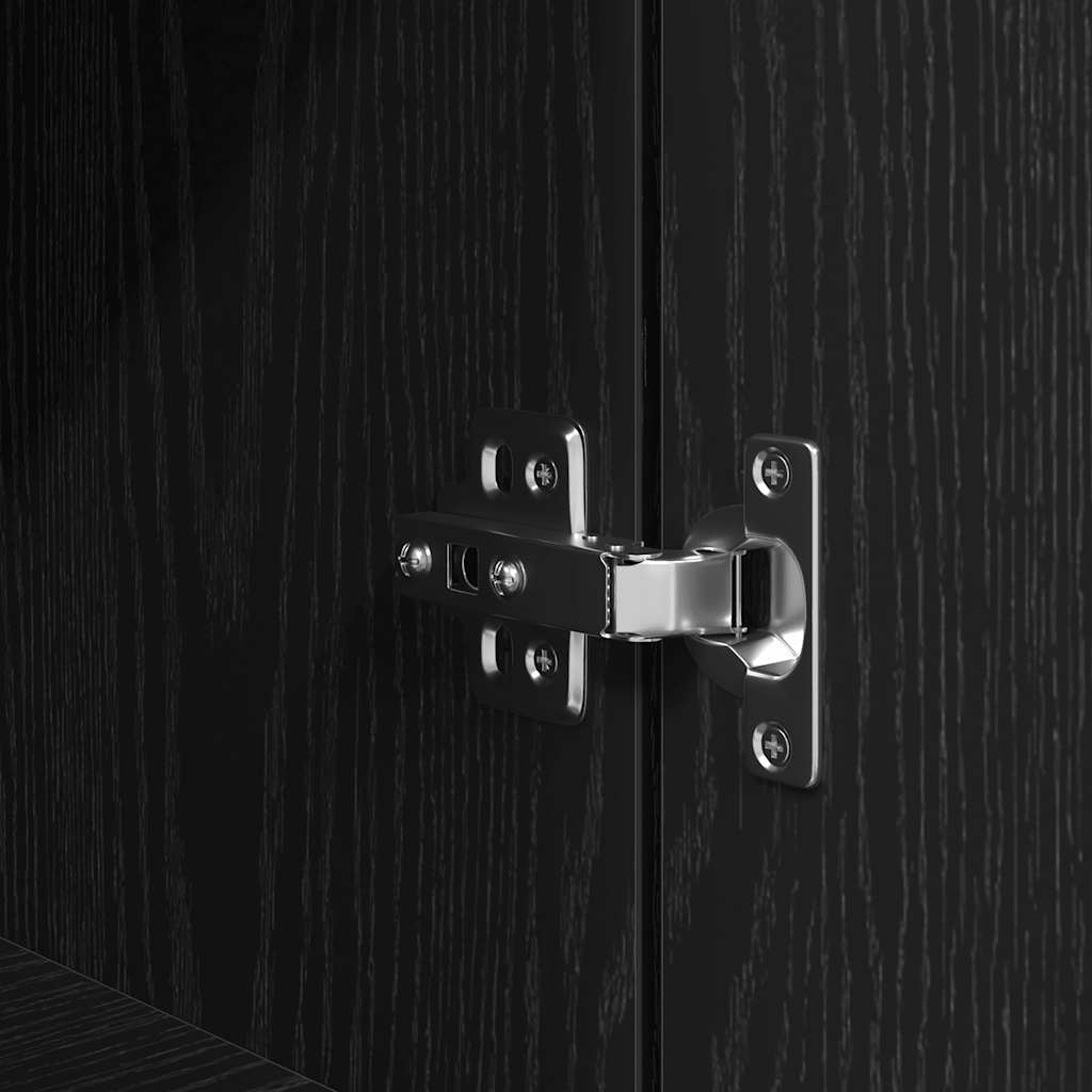 Nachtkastje 39x35x125 cm bewerkt hout wit