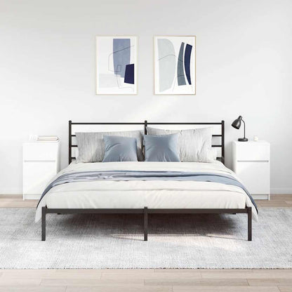 Nachtkastjes 2 st 39x35x65 cm bewerkt hout wit
