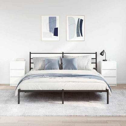 Nachtkastjes met 3 lades 2 st 39x35x65 cm wit