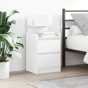 Nachtkastjes 2 stuks 38x34x80 cm wit