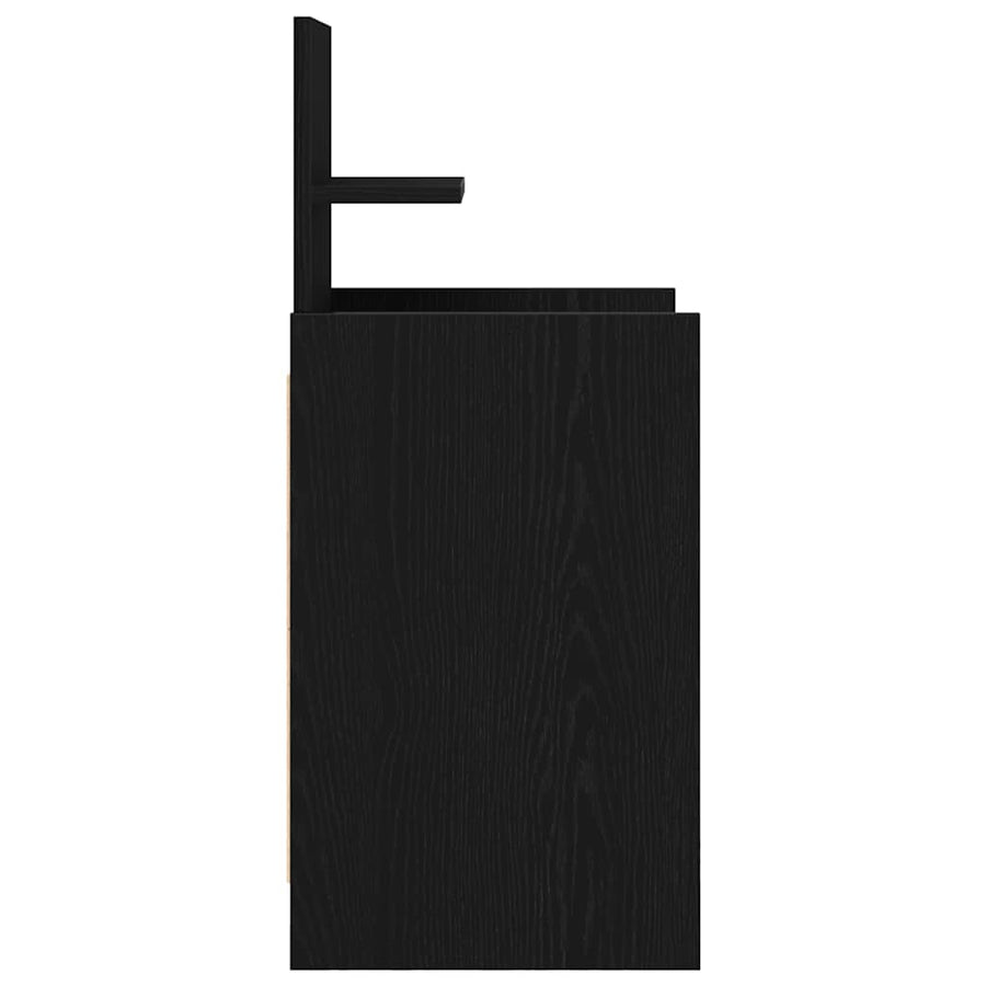 Nachtkastjes met 2 lades 2 st 38x34x80 cm zwart