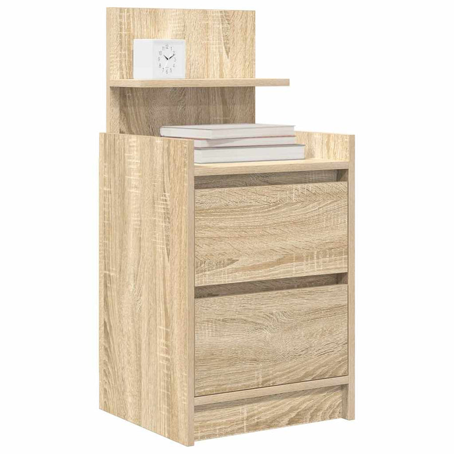 Nachtkastje Met 2 Lades 38X34X80 Cm Kleurig 1