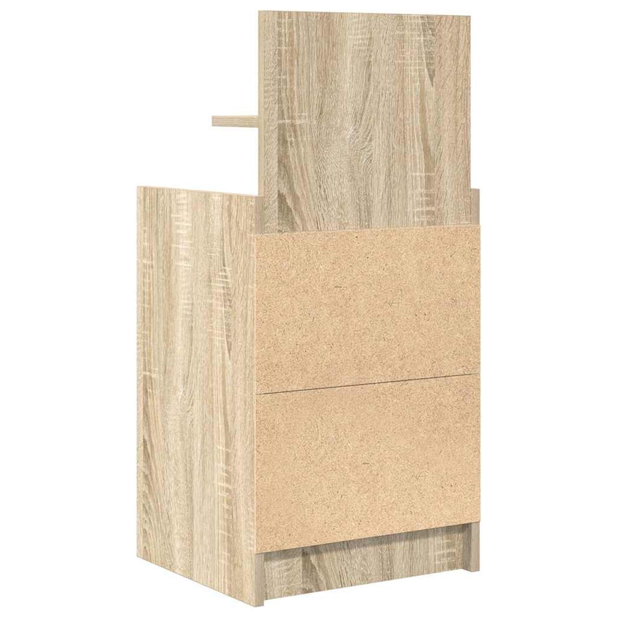 Nachtkastje Met 2 Lades 38X34X80 Cm Kleurig 1
