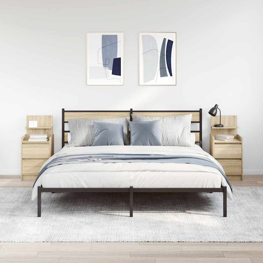 Nachtkastjes Met 2 Lades 38X34X80 Cm Kleurig 2