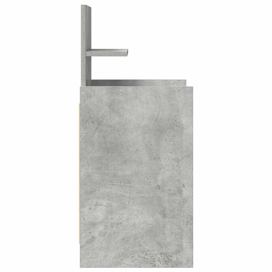 Nachtkastjes met 2 lades 2 st 38x34x80 cm betongrijs