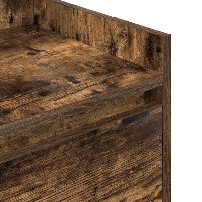 Nachtkastjes met 2 lades 2 st 38x34x80 cm gerookt eikenkleurig