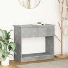 Console table with drawers 85.5x38.5x74.5 cm concrete grey