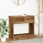 Wandtafel 85,5x38,5x74,5 cm oud hout