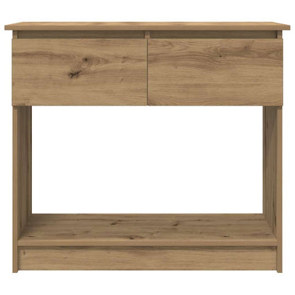 Wandtafel Met Lades Ambachtelijk Eikenkleurig 85,5X38,5X74,5 Cm artisanaal eikenkleurig