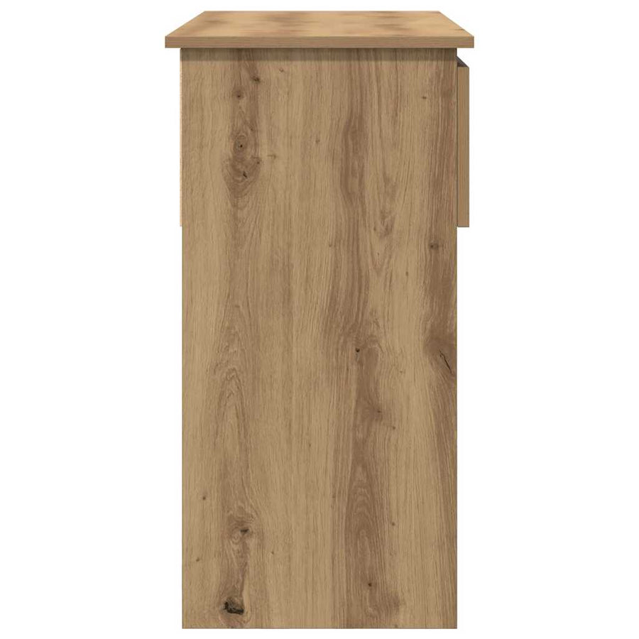 Wandtafel Met Lades Ambachtelijk Eikenkleurig 85,5X38,5X74,5 Cm artisanaal eikenkleurig
