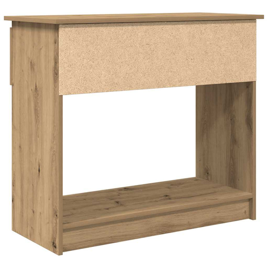 Wandtafel Met Lades Ambachtelijk Eikenkleurig 85,5X38,5X74,5 Cm artisanaal eikenkleurig