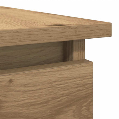 Wandtafel Met Lades Ambachtelijk Eikenkleurig 85,5X38,5X74,5 Cm artisanaal eikenkleurig