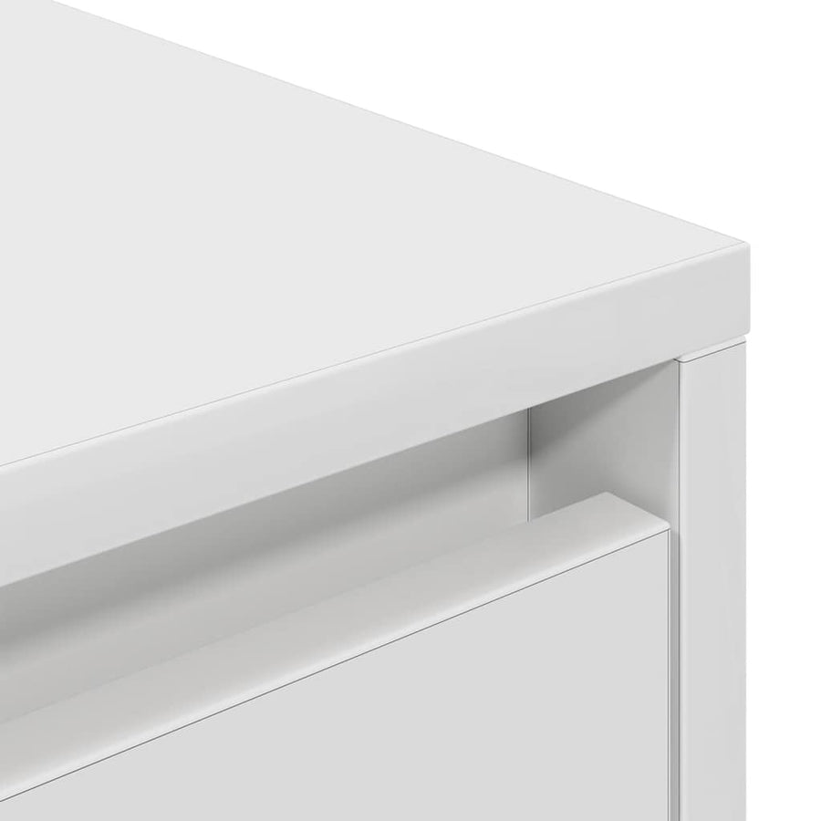 Tv-meubel met LED-verlichting 100x41x50 cm wit