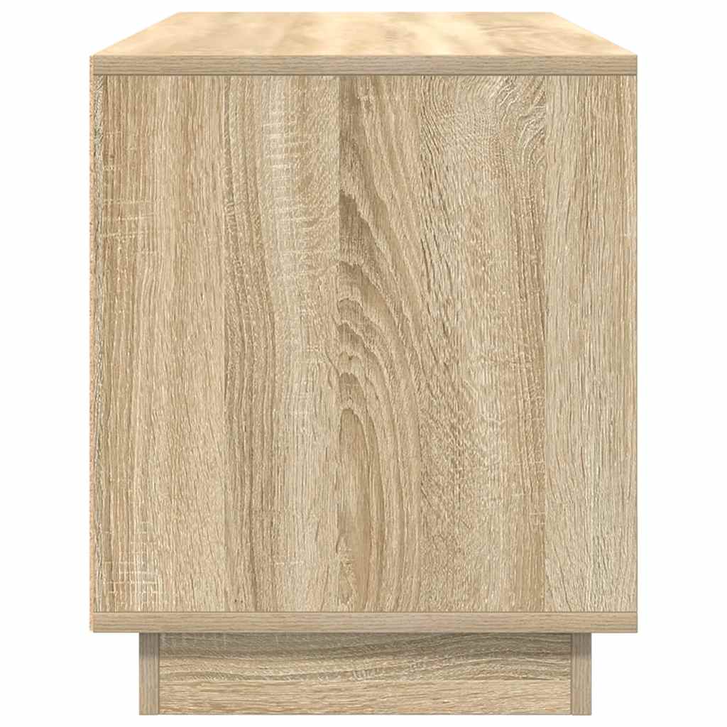 Tv-meubel met LED-verlichting 100x41x50 cm sonoma eikenkleurig