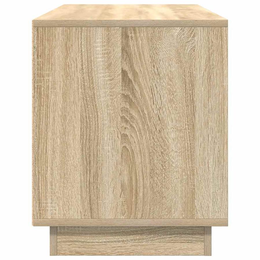 Tv-meubel met LED-verlichting 100x41x50 cm sonoma eikenkleurig