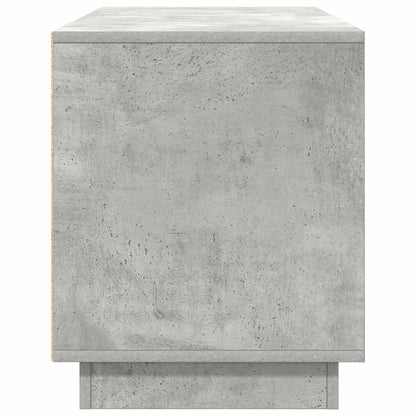 Tv-meubel met LED-verlichting 100x41x50 cm betongrijs