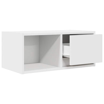 Tv-meubel 60x31x25,5 cm bewerkt hout wit