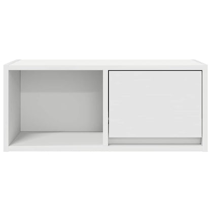 Tv-meubel 60x31x25,5 cm bewerkt hout wit