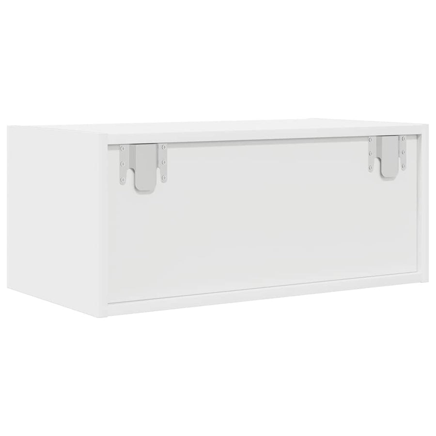 Tv-meubel 60x31x25,5 cm bewerkt hout wit