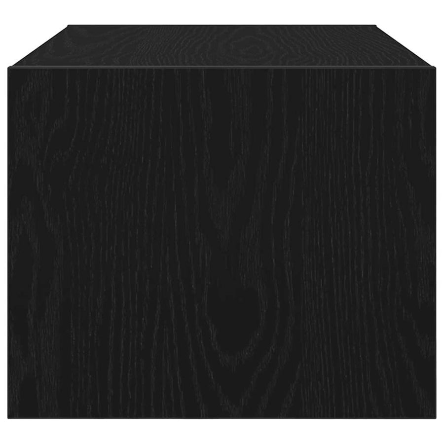 TV-meubel 60x31x25,5 cm spaanplaat zwart eikenkleurig