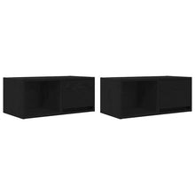 Tv-kasten 60x31x25,5 cm spaanplaat zwart eikenkleurig